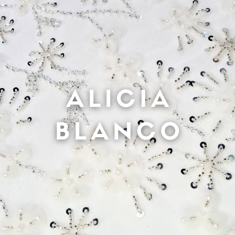 Tul Bordado Alicia ancho 1.30