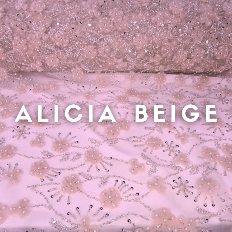 Tul Bordado Alicia ancho 1.30