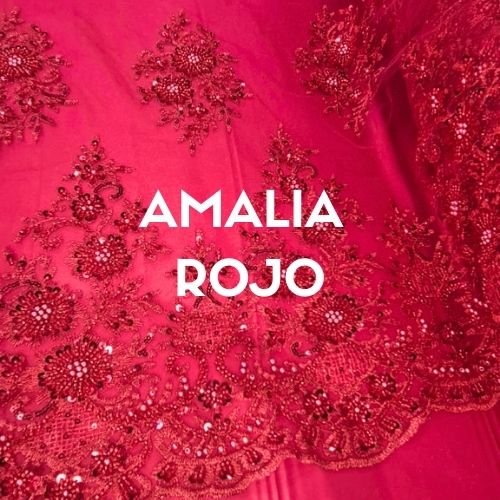 Tul Bordado Amalia ancho 1.30