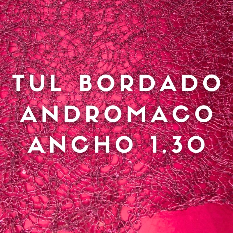 Tul Bordado Andromaco ancho 1.30