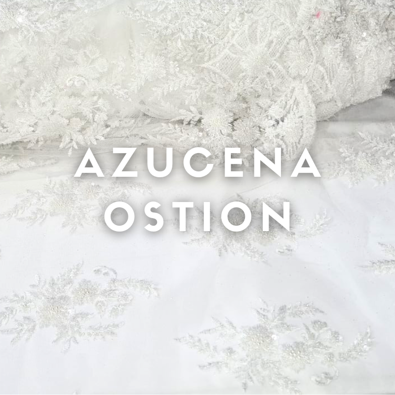 Tul Bordado Azucena ancho 1.30