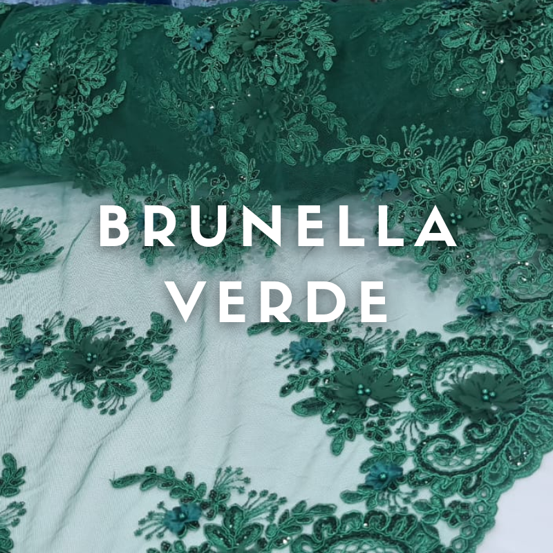 Tul Bordado Brunella ancho 1.30