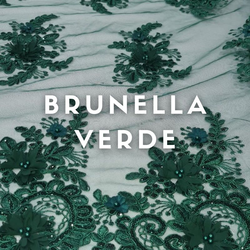 Tul Bordado Brunella ancho 1.30