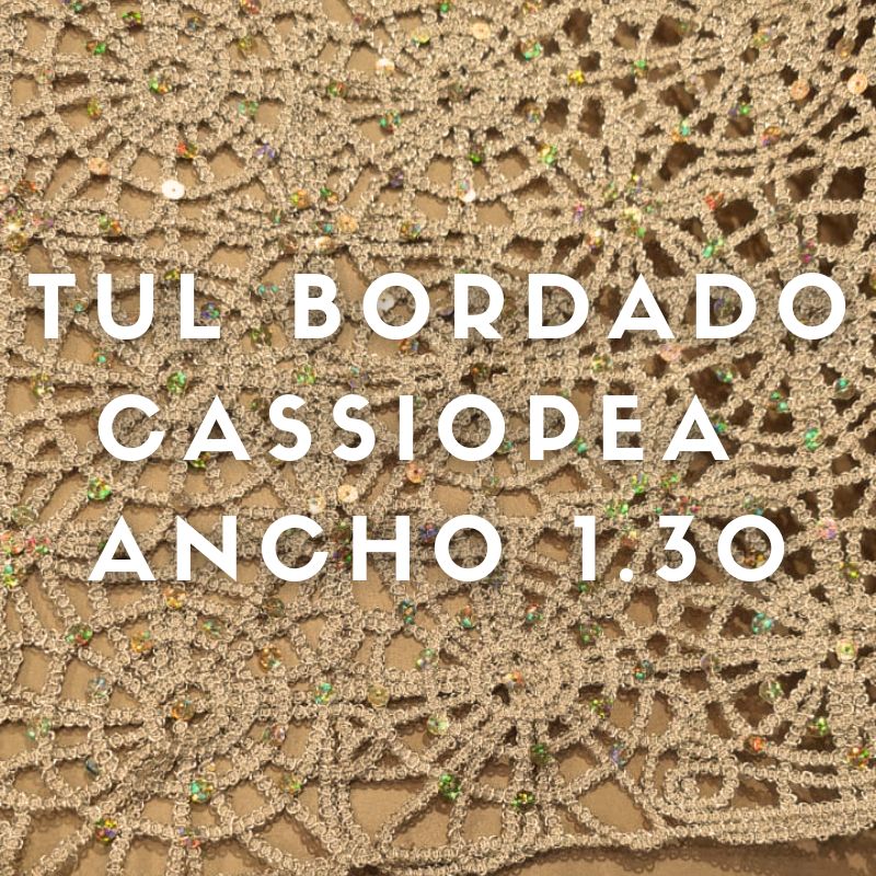 Tul Bordado Cassiopea ancho 1.30