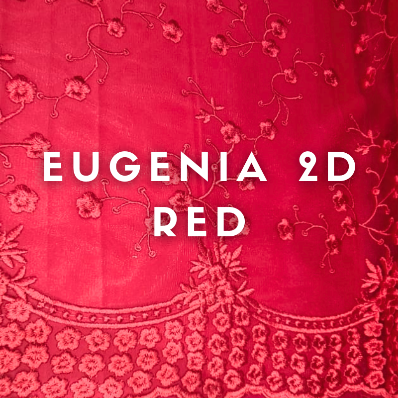 Tul Bordado Eugenia 2D ancho 1.30