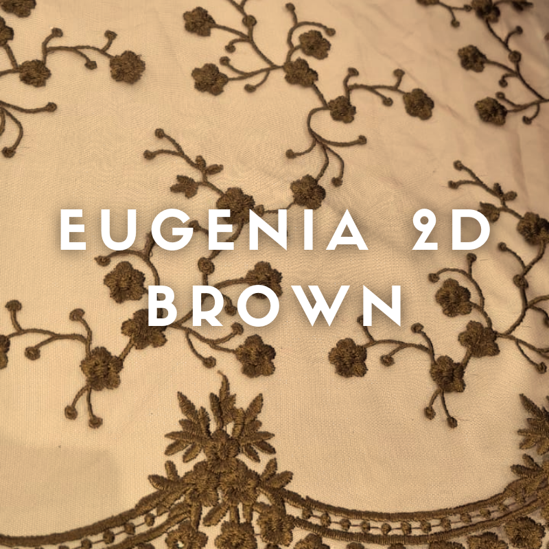 Tul Bordado Eugenia 2D ancho 1.30
