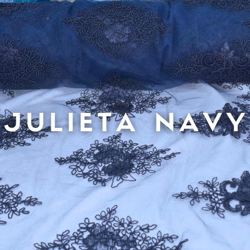 Tul Bordado Julieta Ancho 1.30