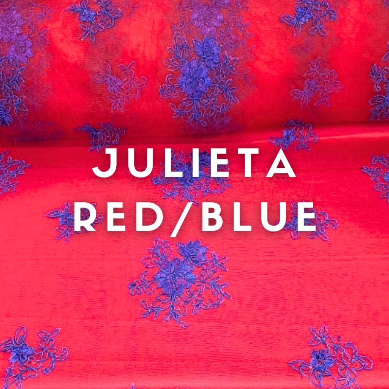 Tul Bordado Julieta Ancho 1.30