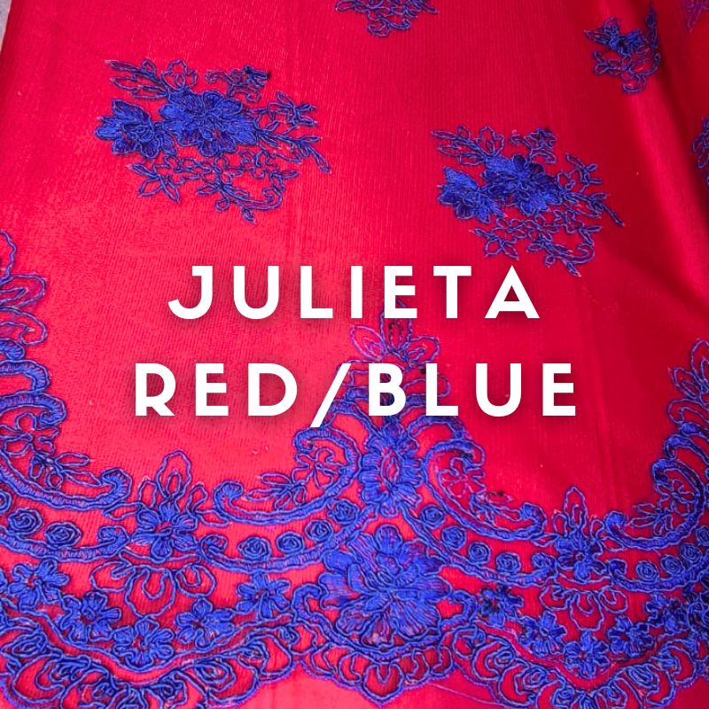 Tul Bordado Julieta Ancho 1.30