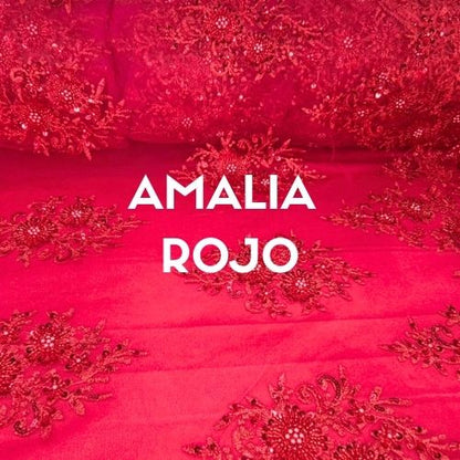 Tul Bordado Amalia ancho 1.30
