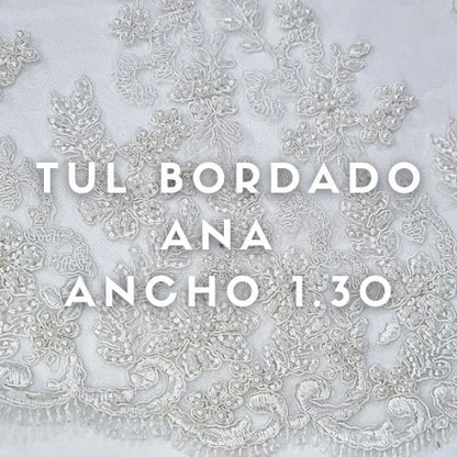 Tul Bordado Ana ancho 1.30