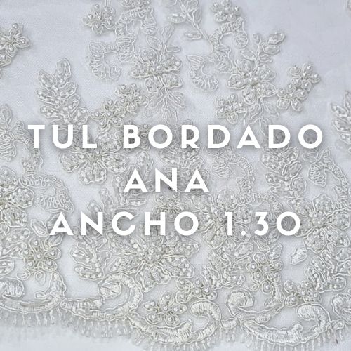 Tul Bordado Ana ancho 1.30