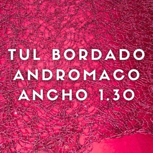 Tul Bordado Andromaco ancho 1.30