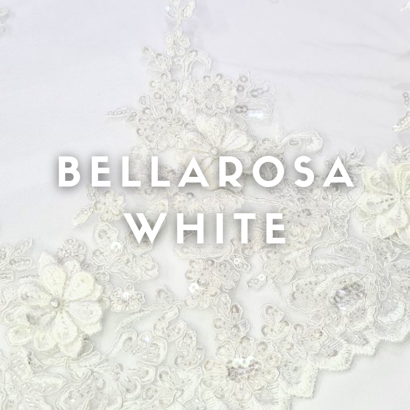 Tul Bordado Bellarosa ancho 1.30