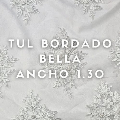 Tul Bordado Bella ancho 1.30