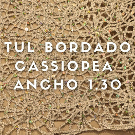 Tul Bordado Cassiopea ancho 1.30