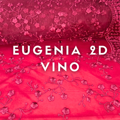 Tul Bordado Eugenia 2D ancho 1.30