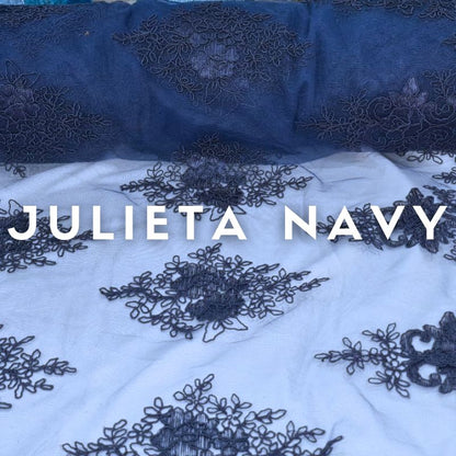 Tul Bordado Julieta Ancho 1.30