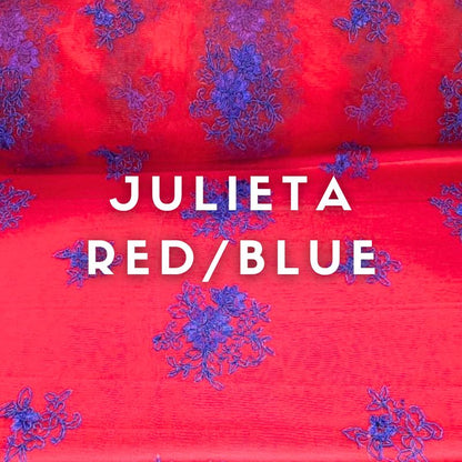 Tul Bordado Julieta Ancho 1.30