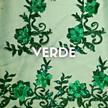 Tul Bordado Firenze ancho 1.30