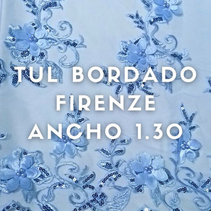 Tul Bordado Firenze ancho 1.30