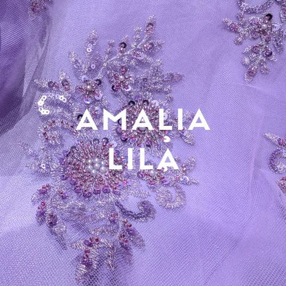 Tul Bordado Amalia ancho 1.30