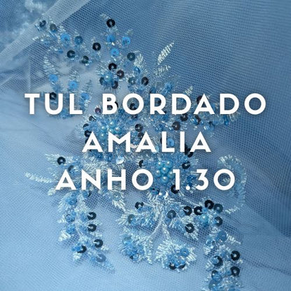 Tul Bordado Amalia ancho 1.30