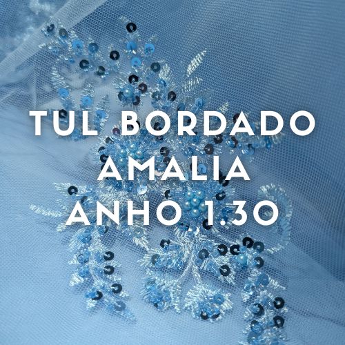 Tul Bordado Amalia ancho 1.30