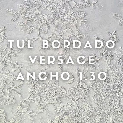 Tul Bordado Versace ancho 1.30