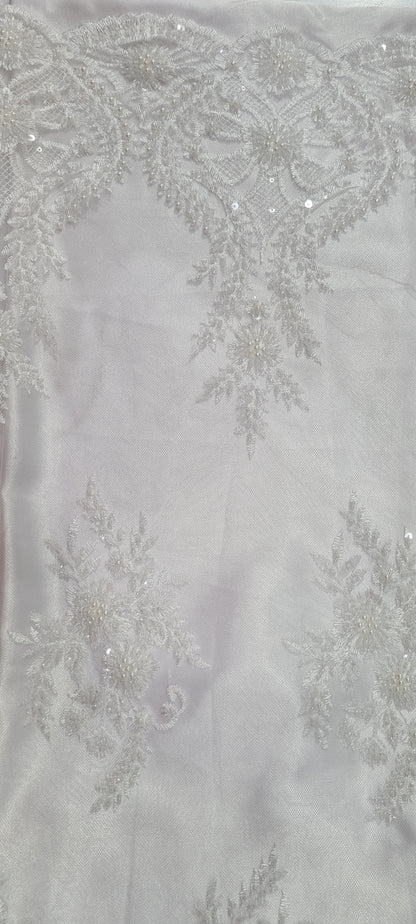 Tul bordado para Novias