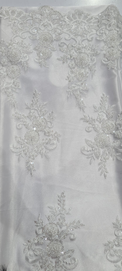 Tul bordado para Novias